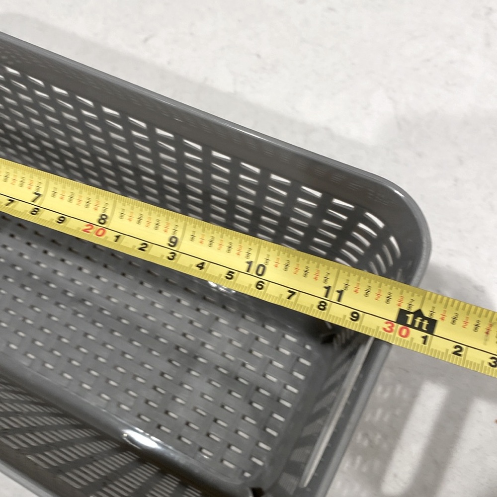 Silver Woven Storage Basket - Picture 8 of 10